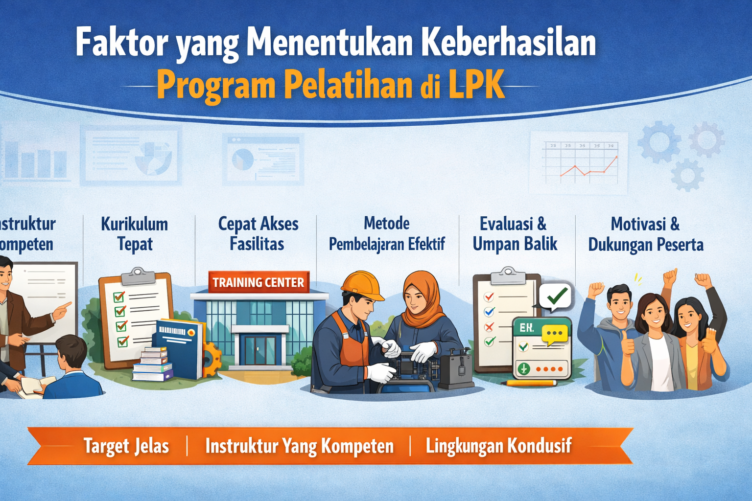 Faktor yang Menentukan Keberhasilan Program Pelatihan di LPK