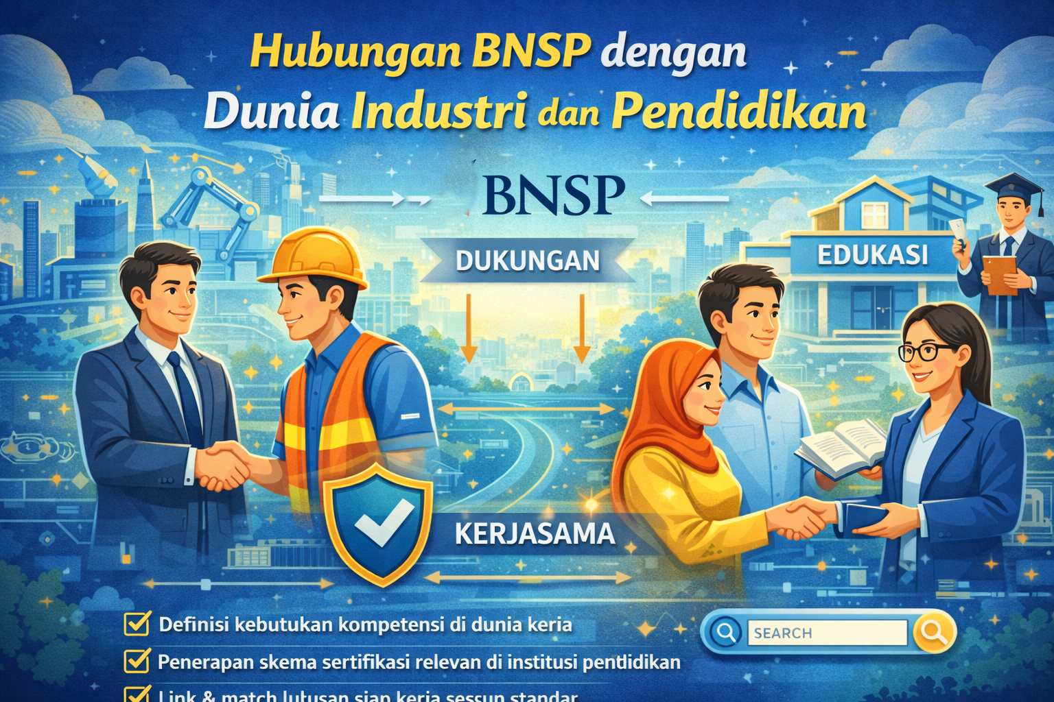 Hubungan BNSP dengan Dunia Industri dan Pendidikan
