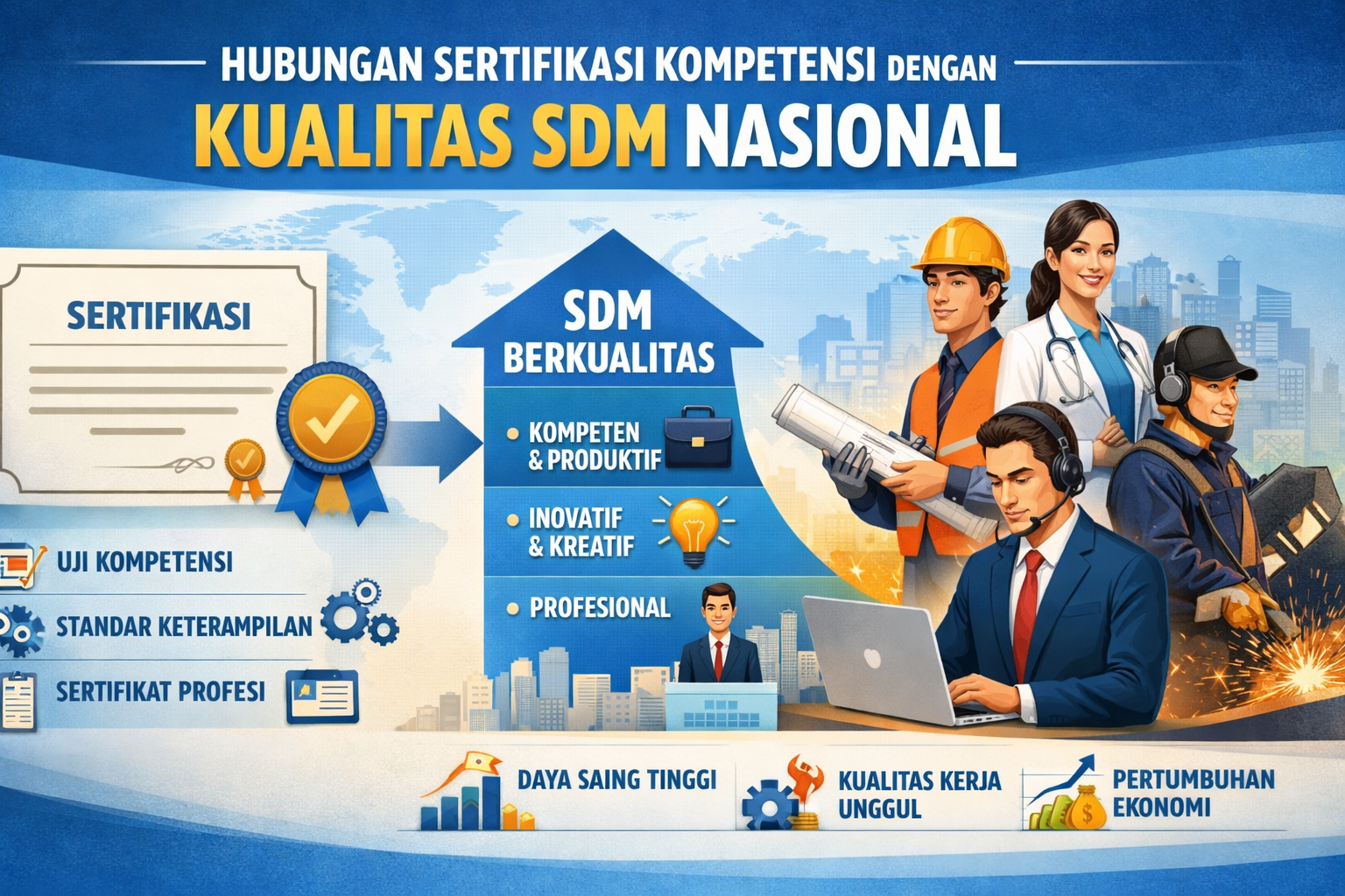 Hubungan Sertifikasi Kompetensi dengan Kualitas SDM Nasional