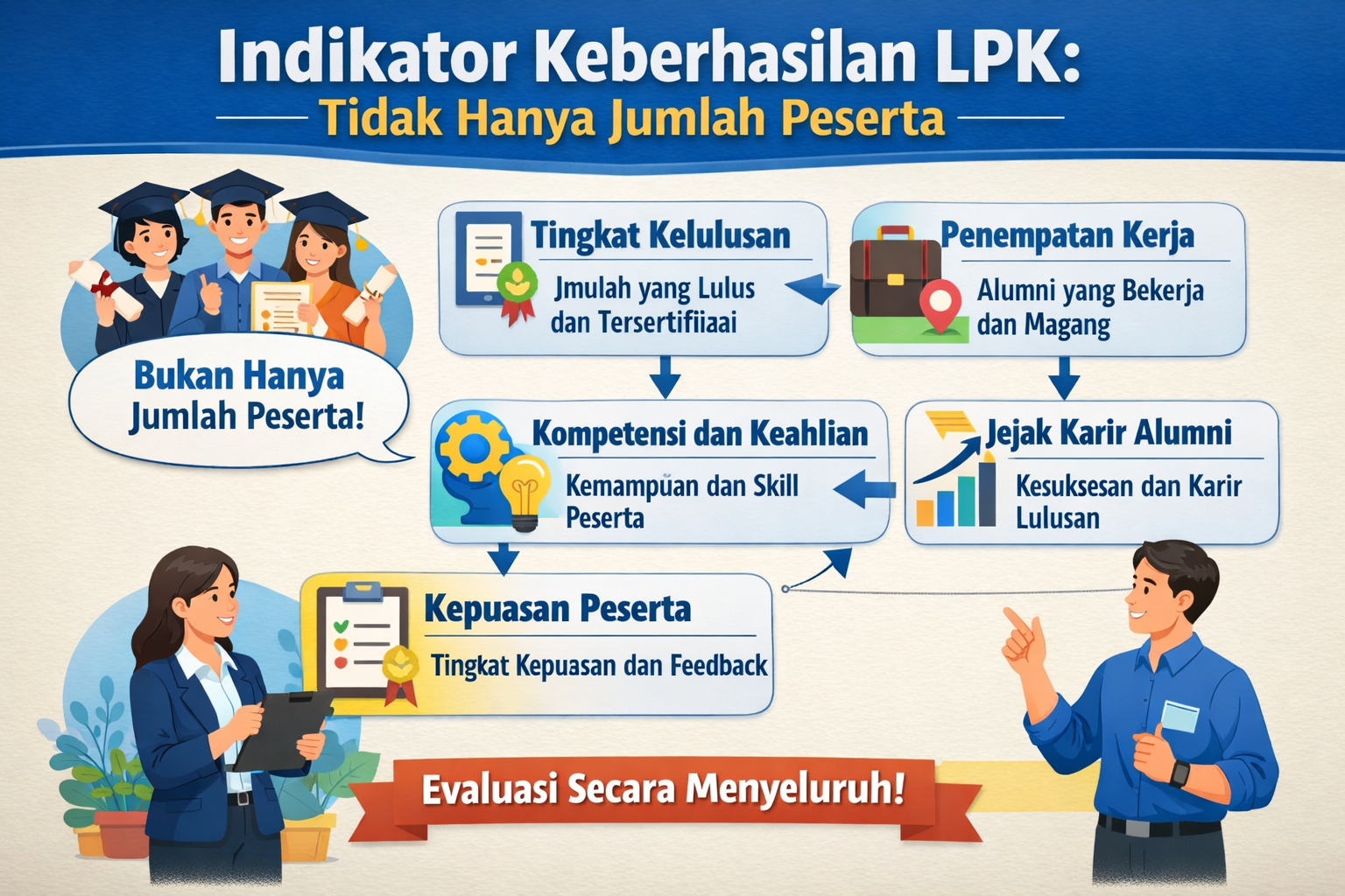 Indikator Keberhasilan LPK: Tidak Hanya Jumlah Peserta