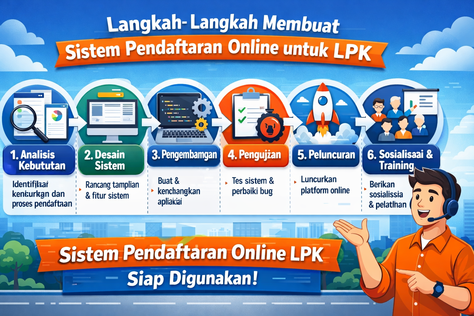 Langkah-Langkah Membuat Sistem Pendaftaran Online untuk LPK