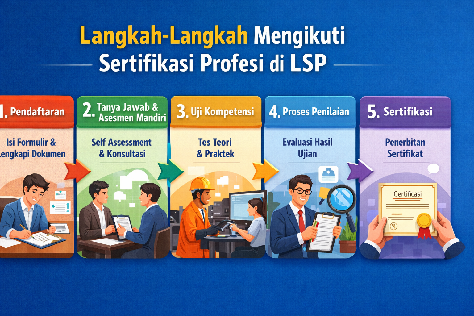 Langkah-Langkah Mengikuti Sertifikasi Profesi di LSP