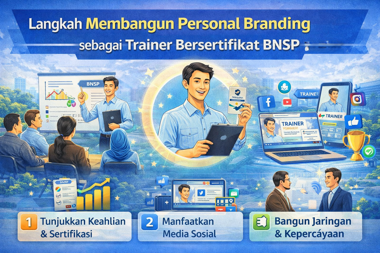 Langkah Membangun Personal Branding sebagai Trainer Bersertifikat BNSP