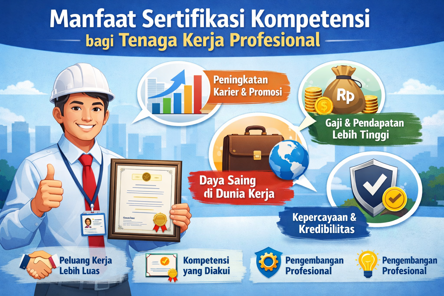 Manfaat Sertifikasi Kompetensi bagi Tenaga Kerja Profesional
