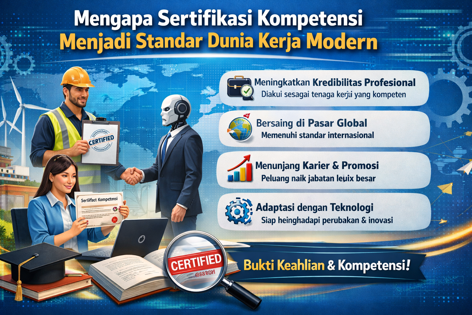 Mengapa Sertifikasi Kompetensi Menjadi Standar Dunia Kerja Modern