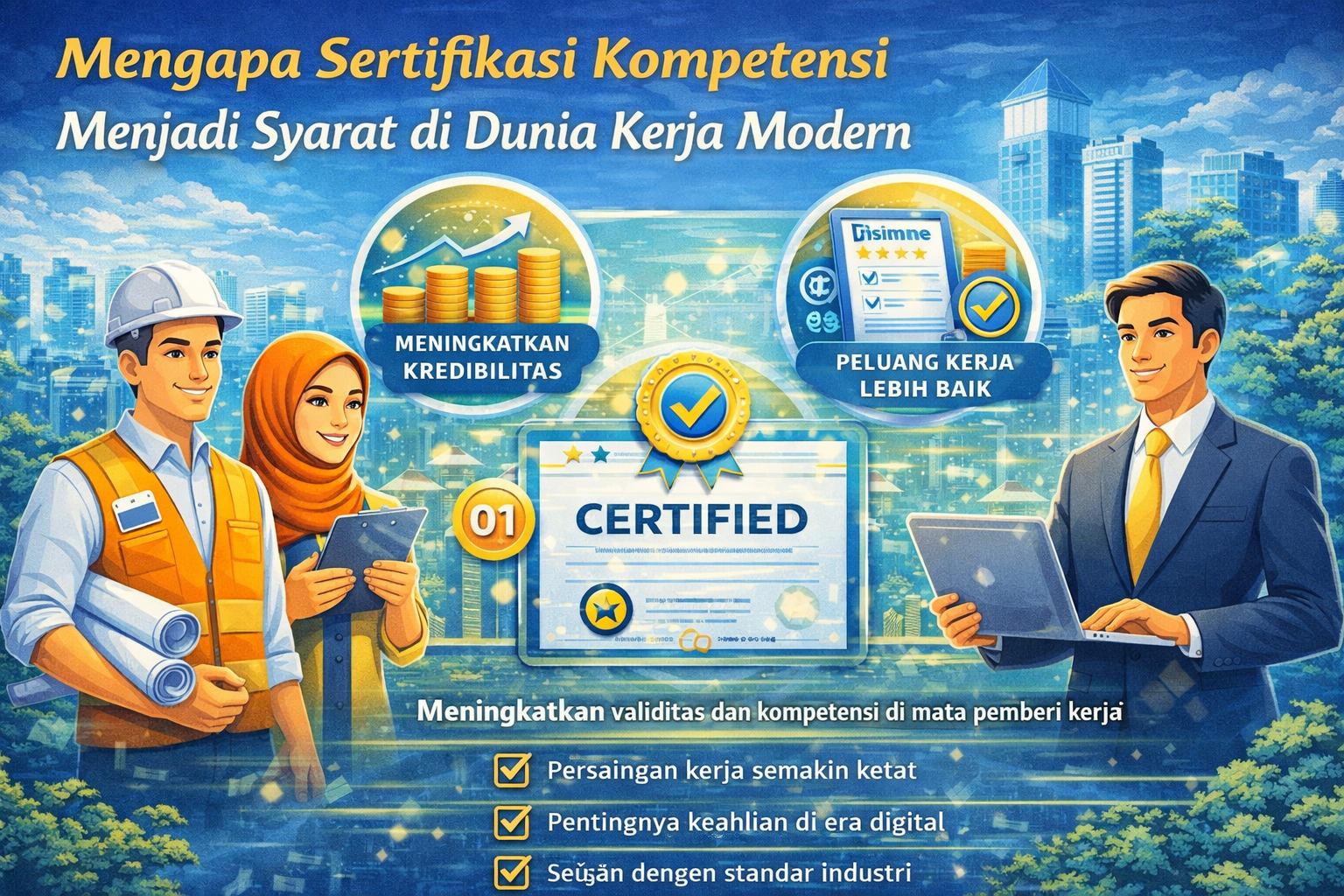 Mengapa Sertifikasi Kompetensi Menjadi Syarat di Dunia Kerja Modern
