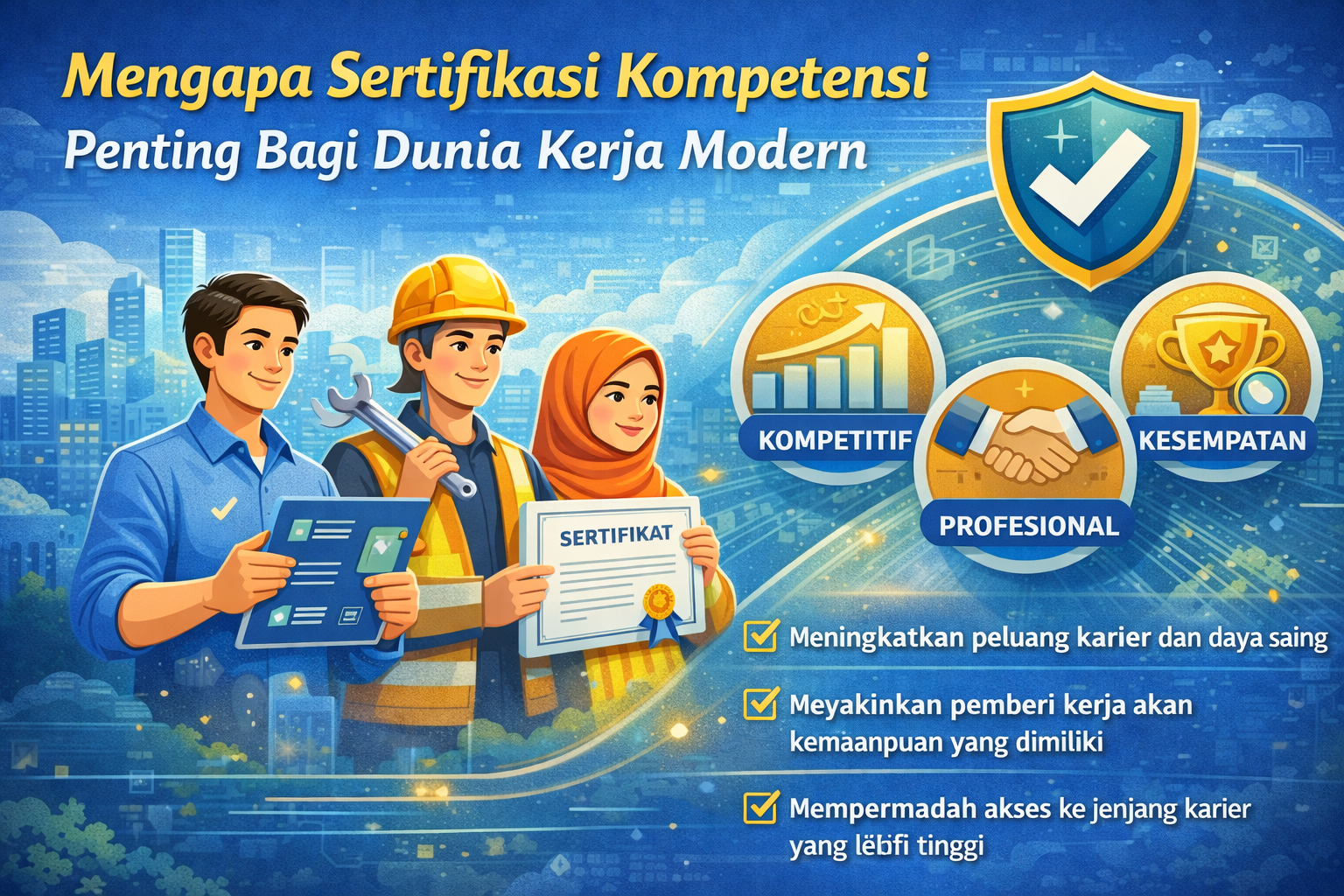 Mengapa Sertifikasi Kompetensi Penting Bagi Dunia Kerja Modern