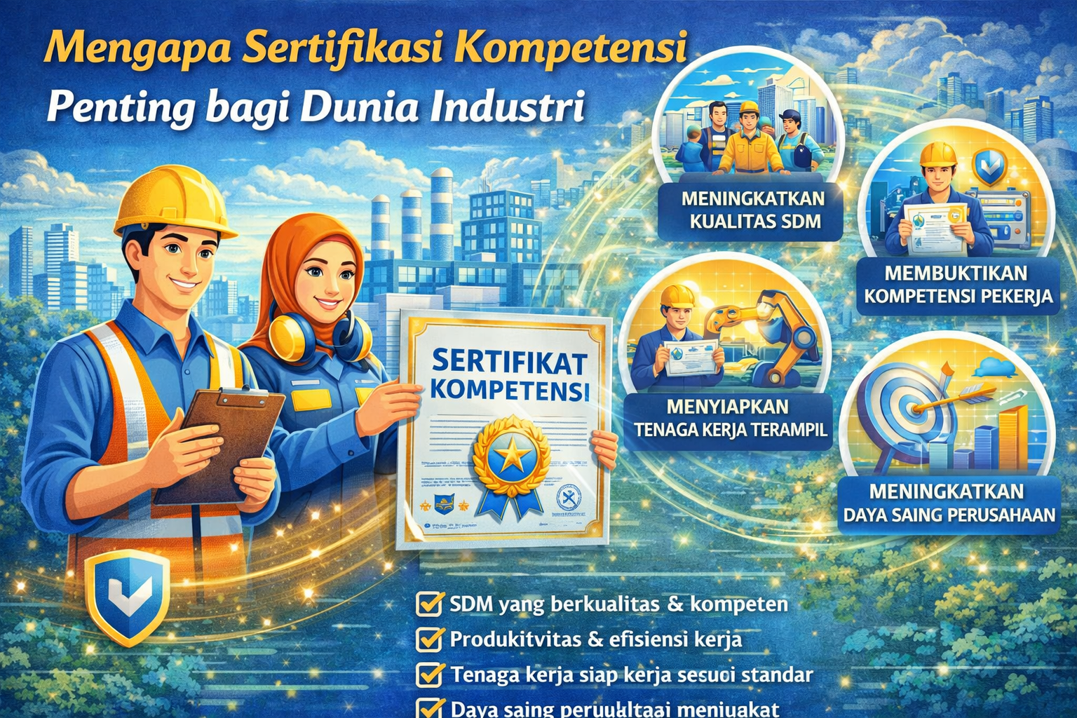 Mengapa Sertifikasi Kompetensi Penting bagi Dunia Industri