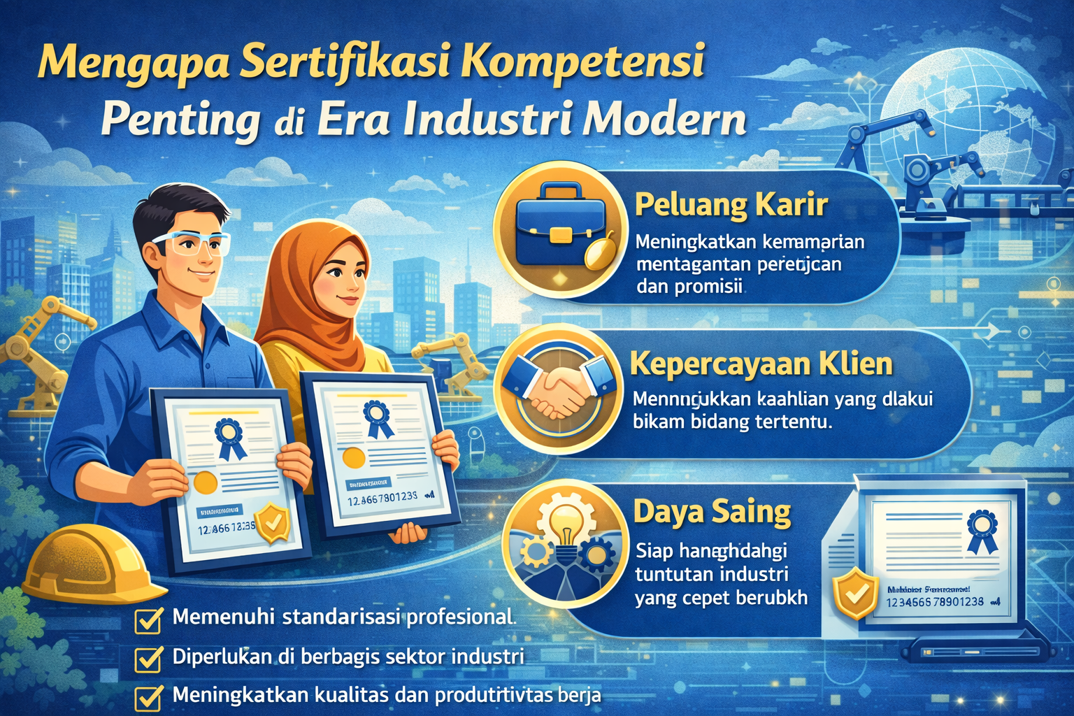 Mengapa Sertifikasi Kompetensi Penting di Era Industri Modern