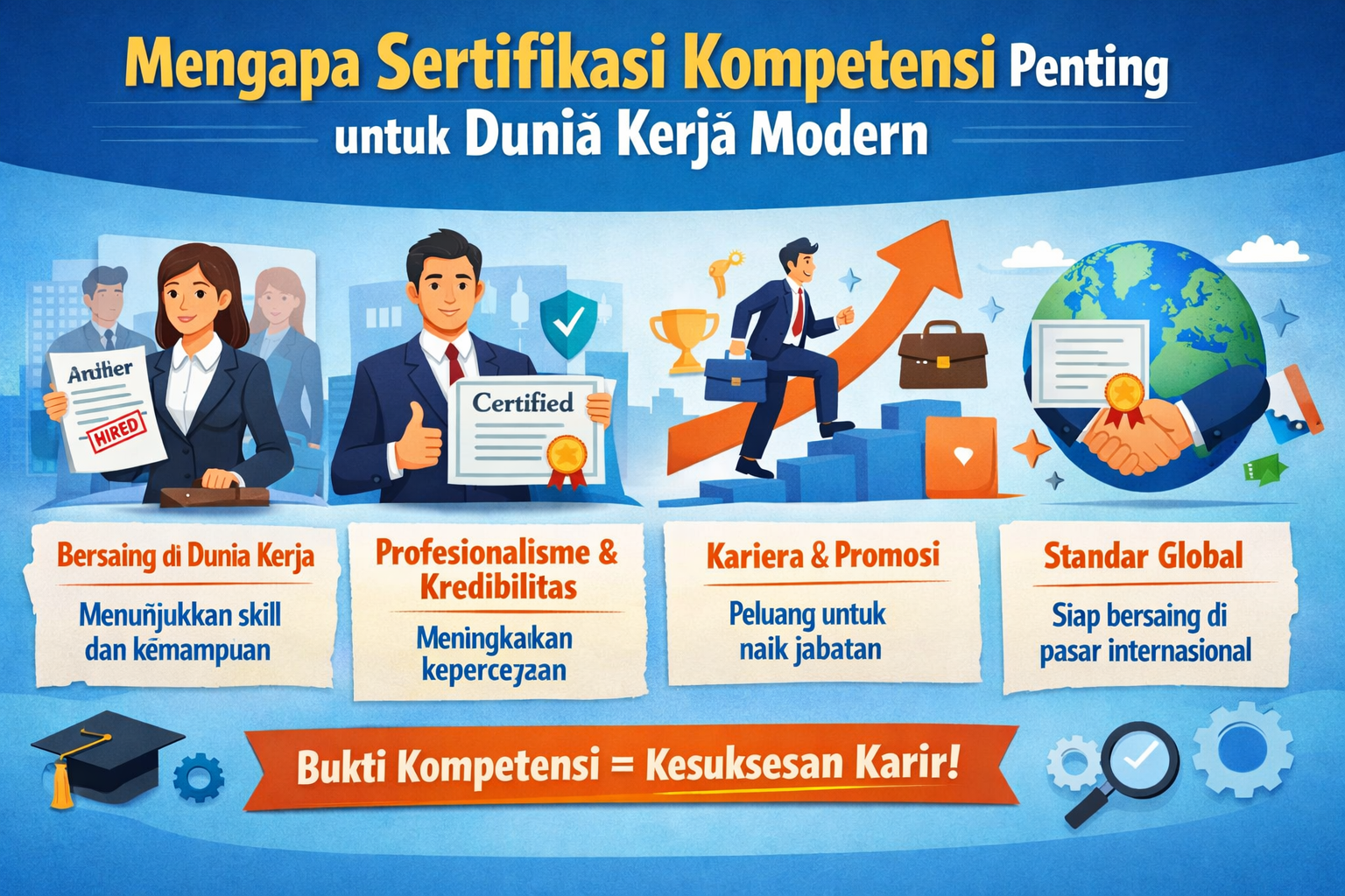 Mengapa Sertifikasi Kompetensi Penting untuk Dunia Kerja Modern