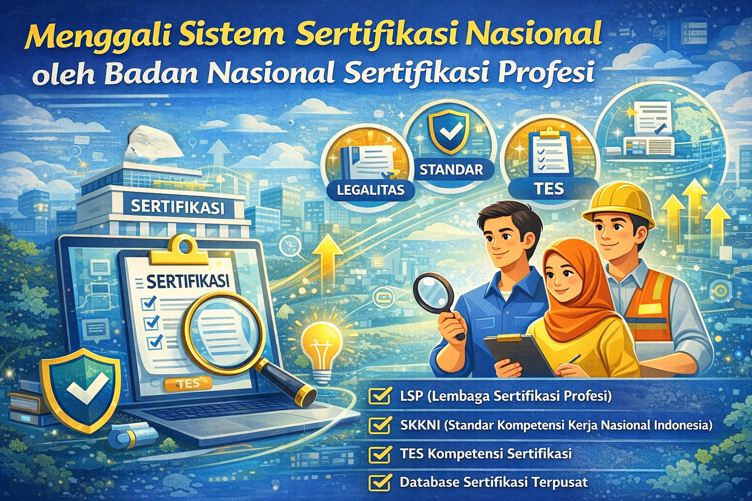 Menggali Sistem Sertifikasi Nasional oleh Badan Nasional Sertifikasi Profesi