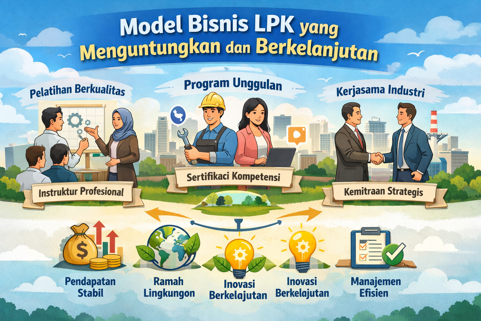 Model Bisnis LPK yang Menguntungkan dan Berkelanjutan