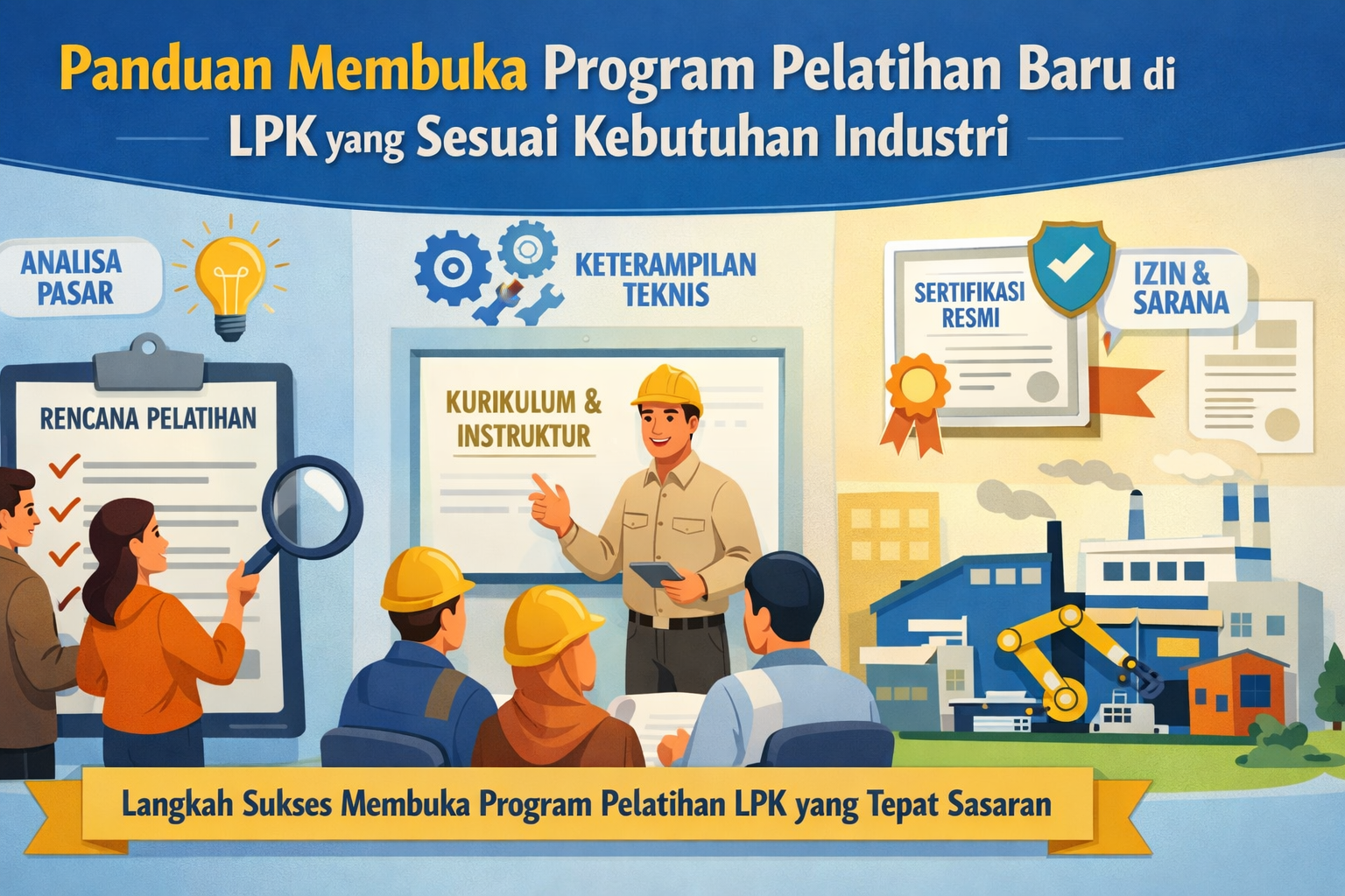 Panduan Membuka Program Pelatihan Baru di LPK yang Sesuai Kebutuhan Industri