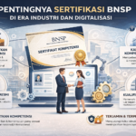 Pentingnya Sertifikasi BNSP di Era Industri dan Digitalisasi - Konsultan Pendirian LSP dan LPK Pentingnya Sertifikasi BNSP di Era Industri dan Digitalisasi