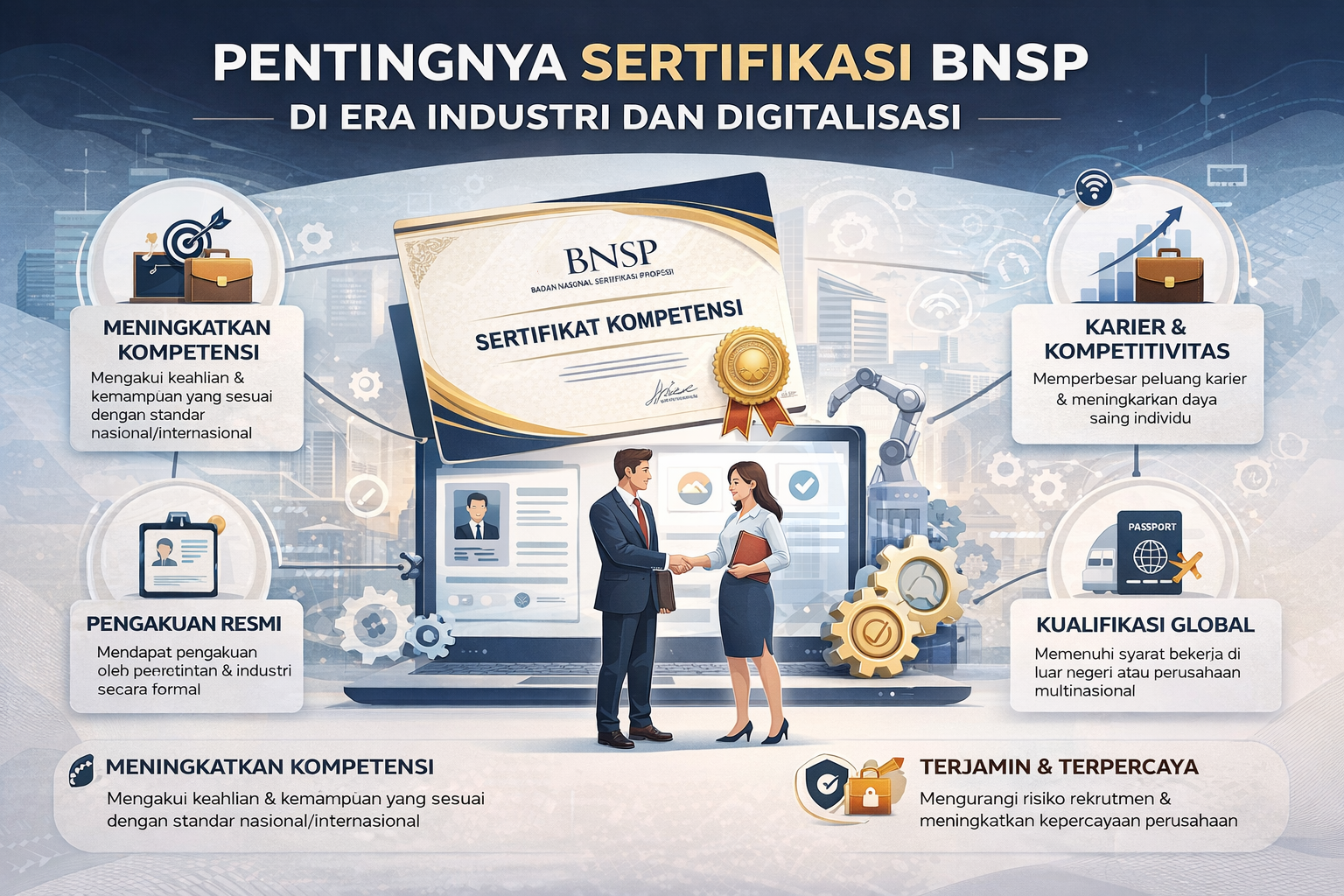 Pentingnya Sertifikasi BNSP di Era Industri dan Digitalisasi