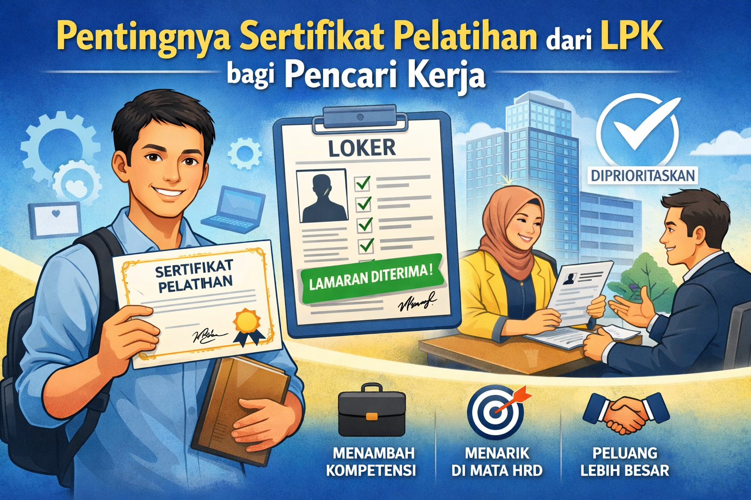Pentingnya Sertifikat Pelatihan dari LPK bagi Pencari Kerja
