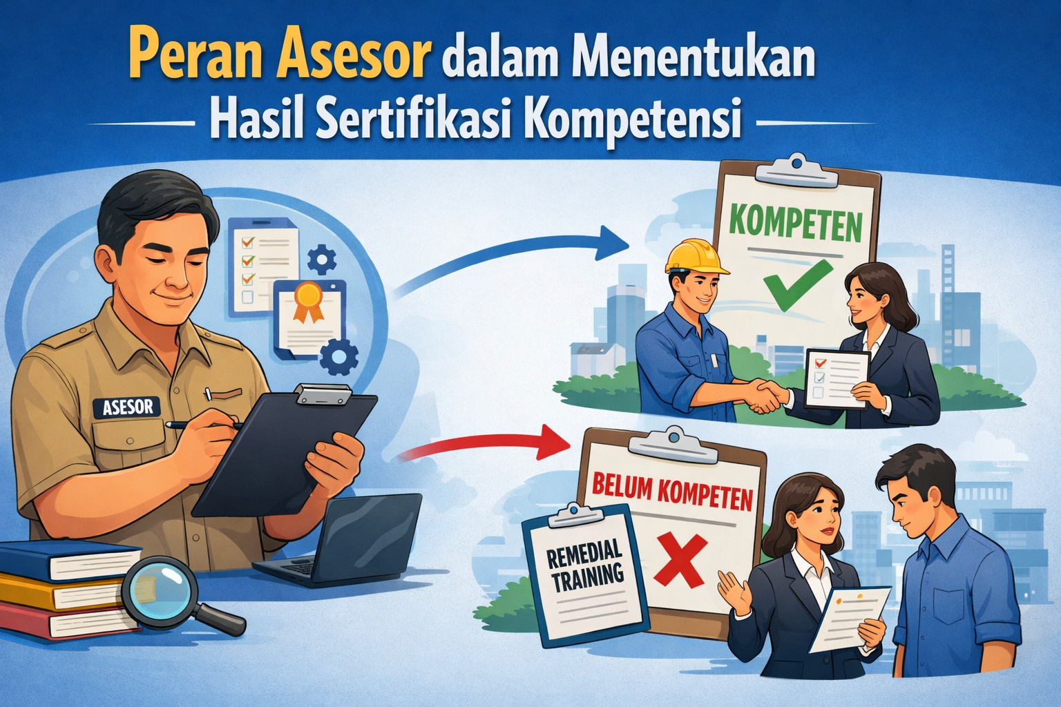 Peran Asesor dalam Menentukan Hasil Sertifikasi Kompetensi