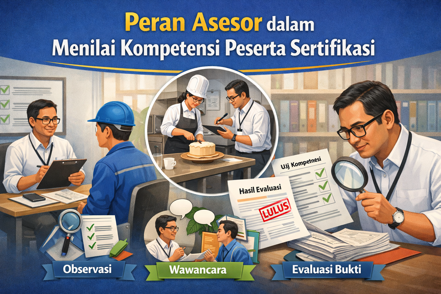 Peran Asesor dalam Menilai Kompetensi Peserta Sertifikasi
