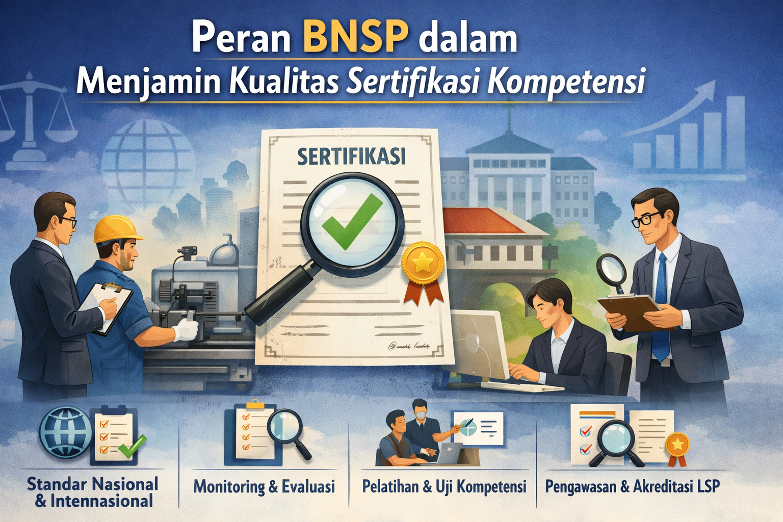 Peran BNSP dalam Menjamin Kualitas Sertifikasi Kompetensi