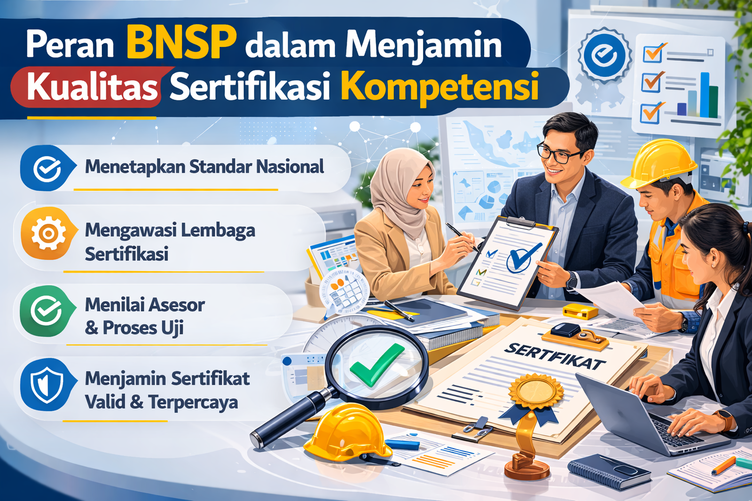 Peran BNSP dalam Menjamin Kualitas Sertifikasi Kompetensi