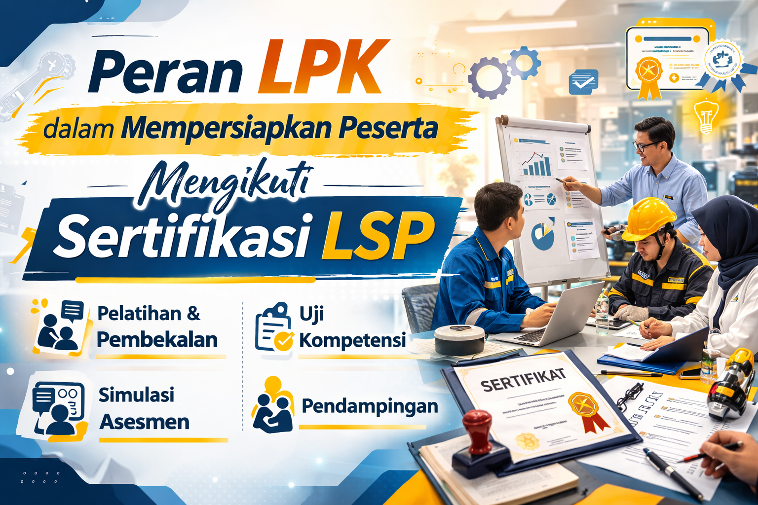 Peran LPK dalam Mempersiapkan Peserta Mengikuti Sertifikasi LSP