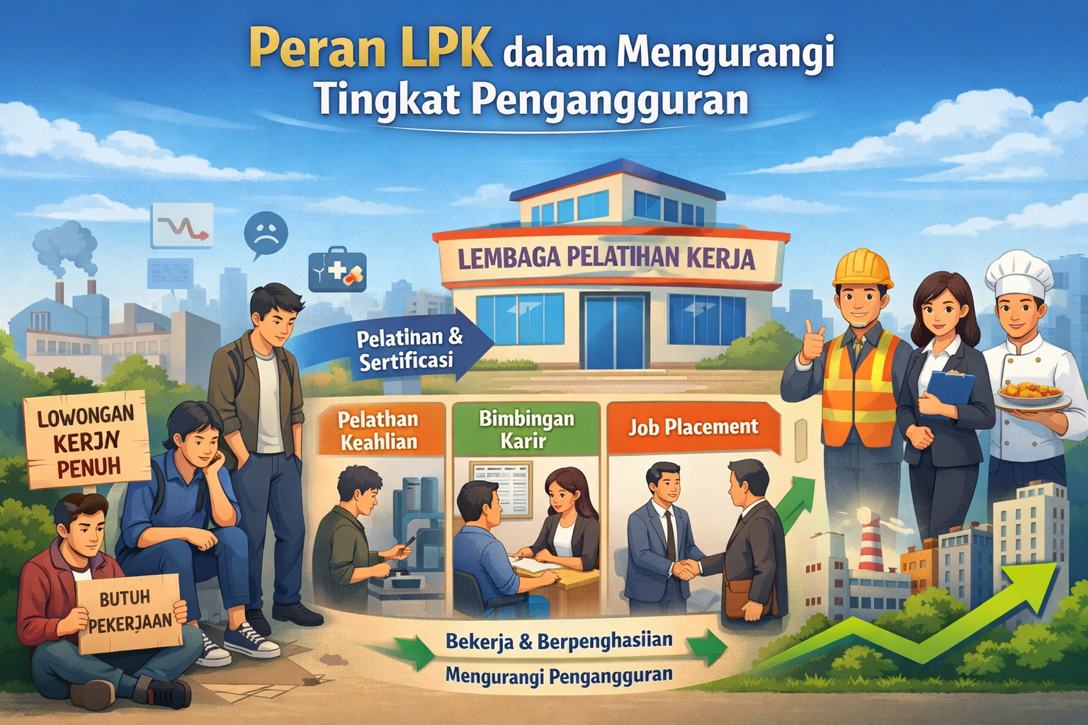 Peran LPK dalam Mengurangi Tingkat Pengangguran