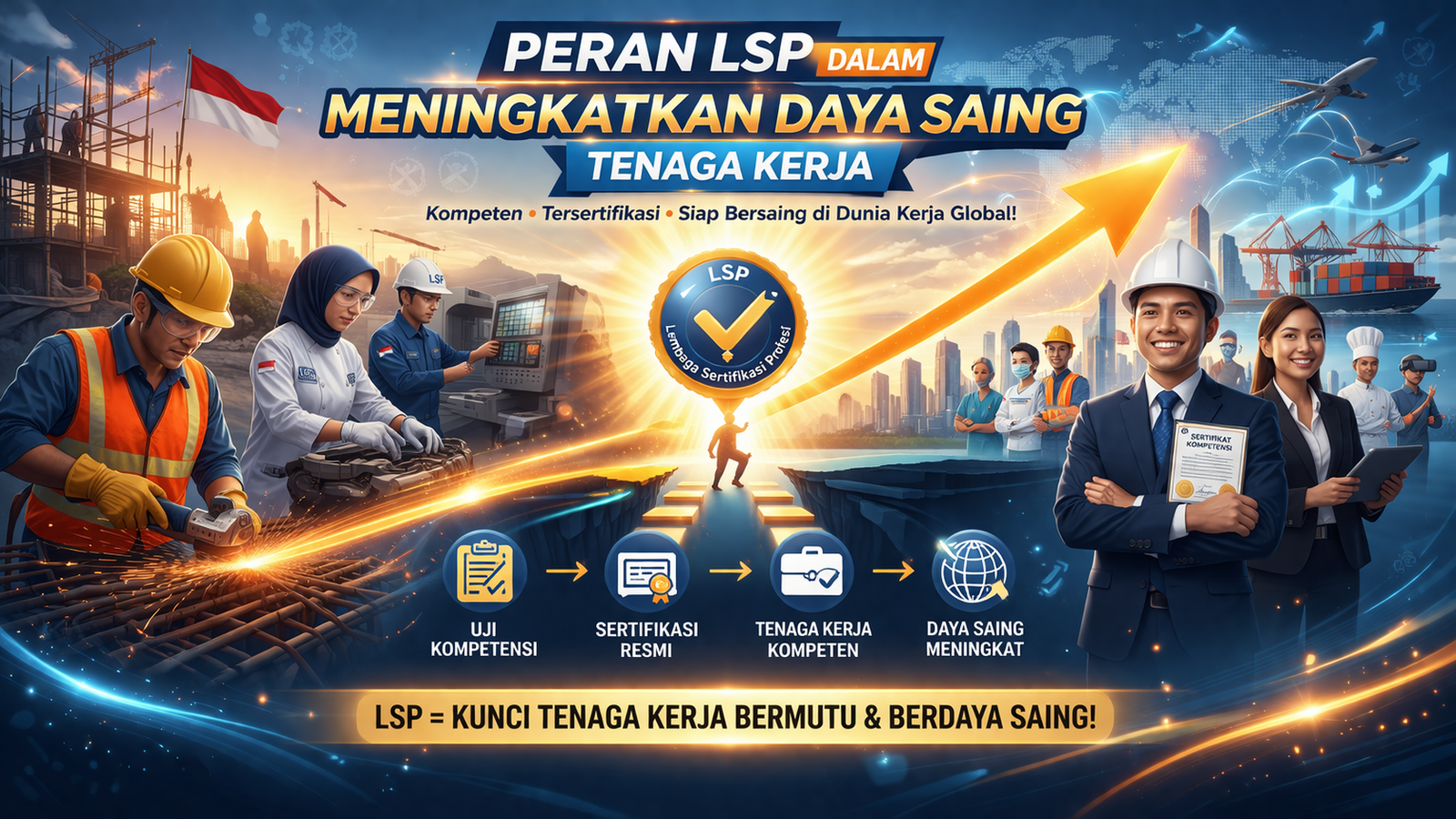 Peran LSP dalam Meningkatkan Daya Saing Tenaga Kerja