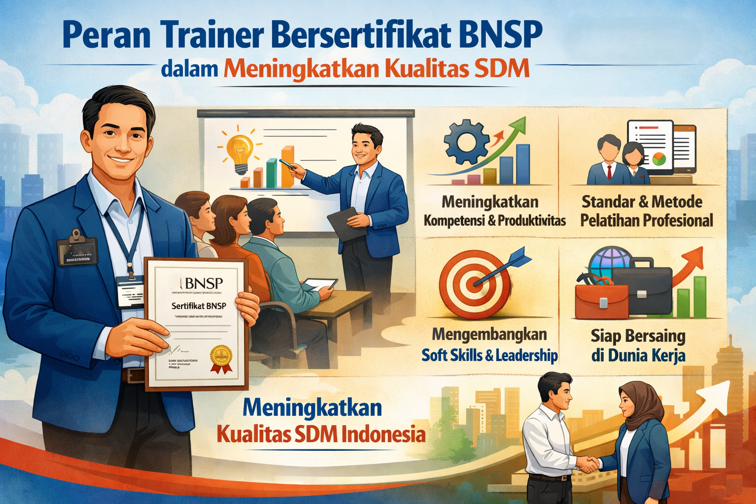 Peran Trainer Bersertifikat BNSP dalam Meningkatkan Kualitas SDM