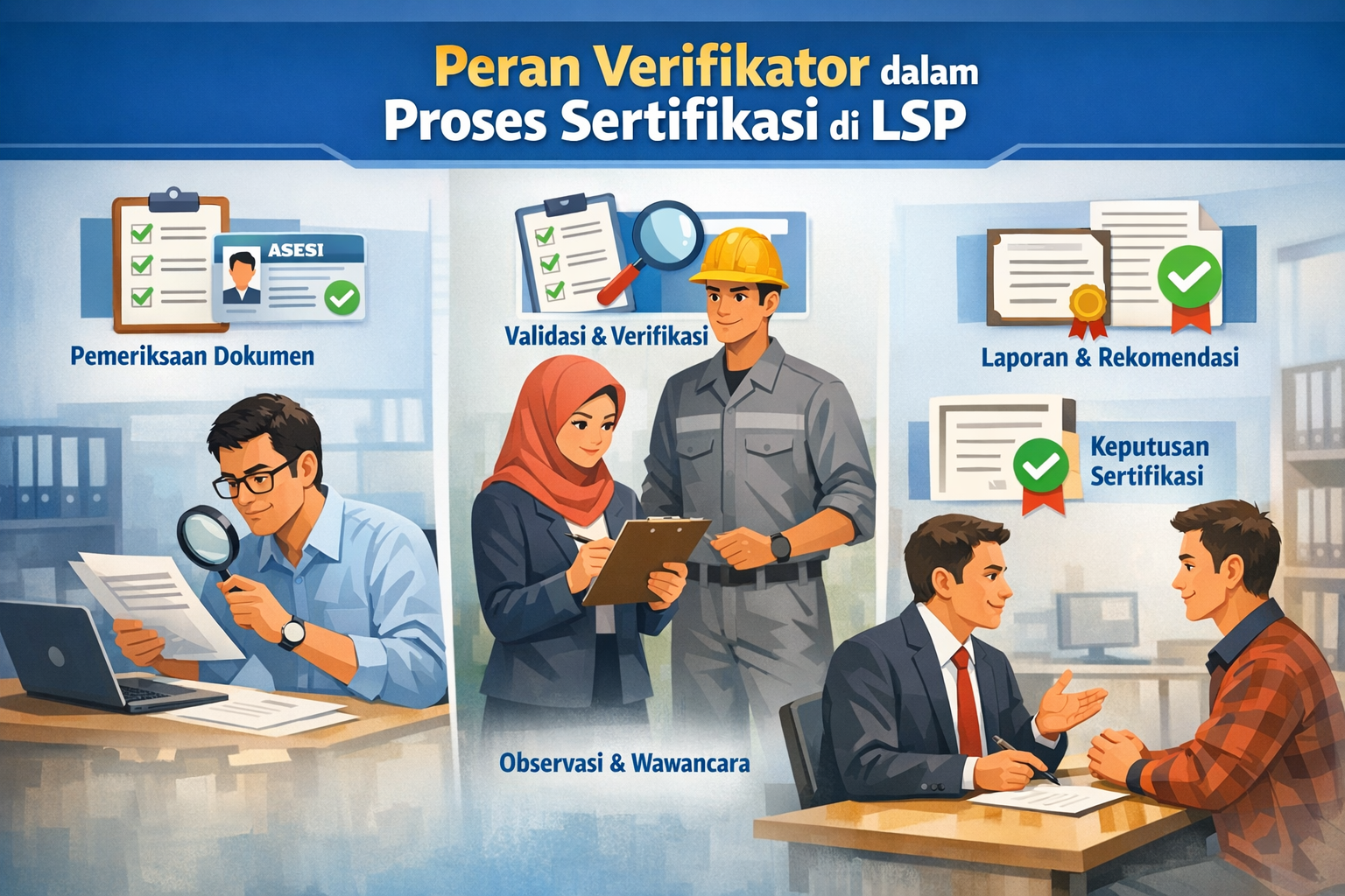 Peran Verifikator dalam Proses Sertifikasi di LSP