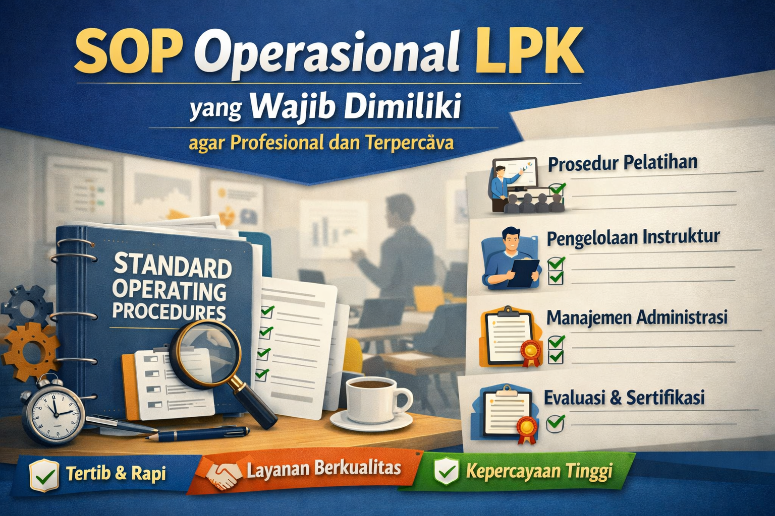 SOP Operasional LPK yang Wajib Dimiliki Agar Profesional dan Terpercaya