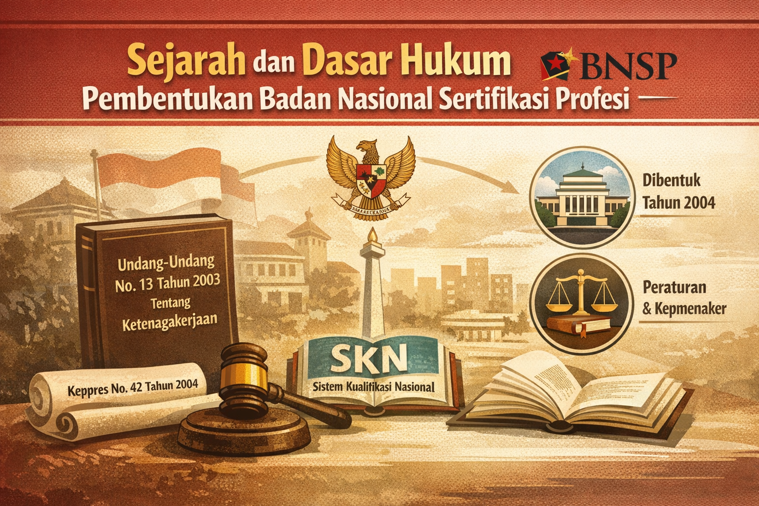 Sejarah dan Dasar Hukum Pembentukan Badan Nasional Sertifikasi Profesi