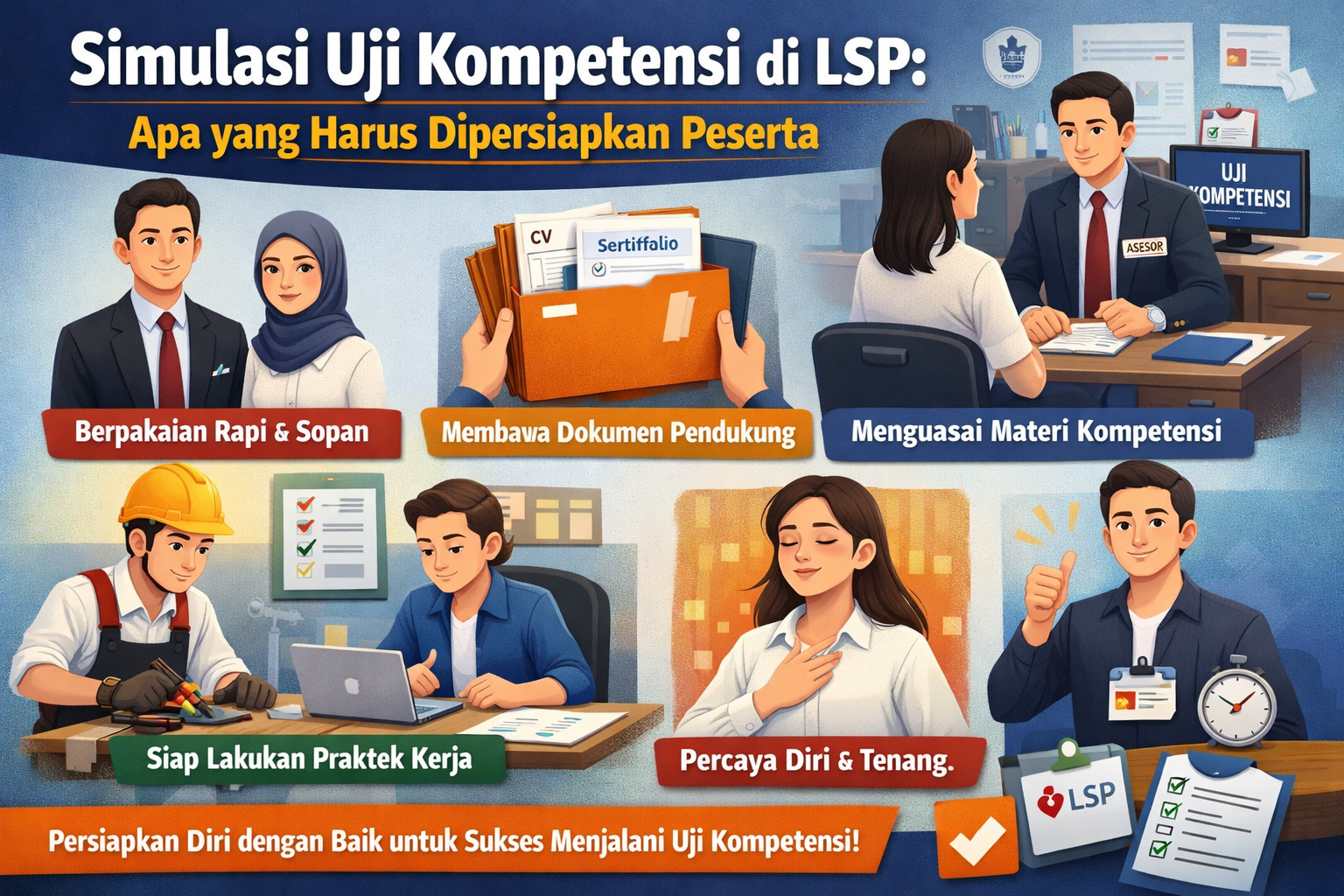 Simulasi Uji Kompetensi di LSP Apa yang Harus Dipersiapkan Peserta