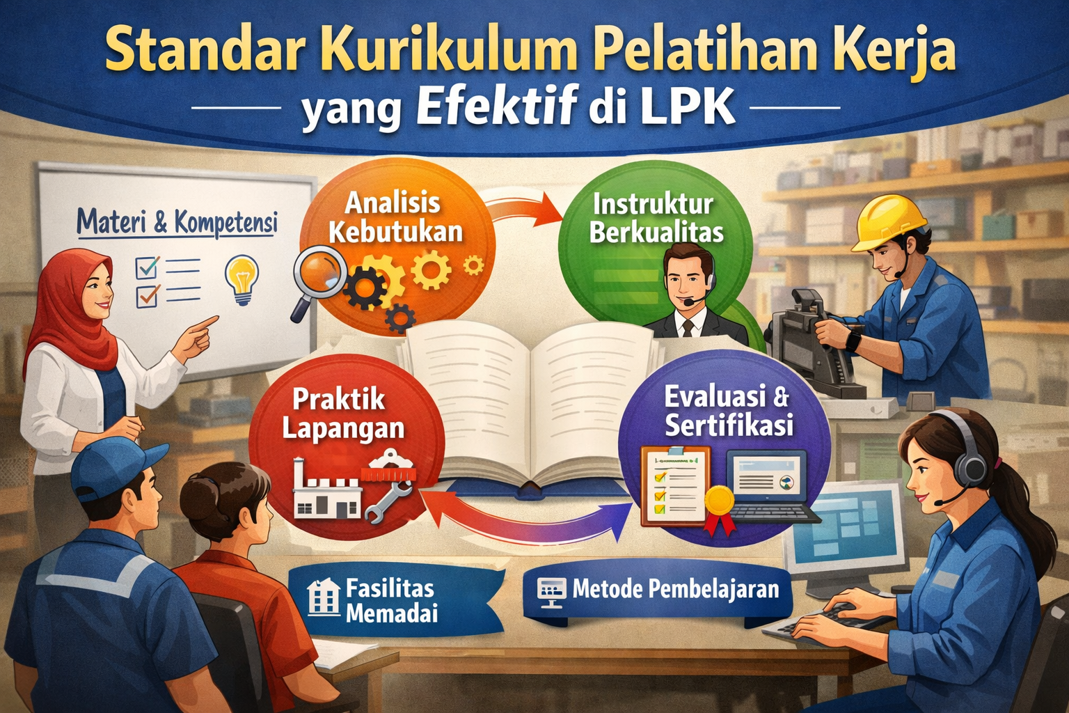 Standar Kurikulum Pelatihan Kerja yang Efektif di LPK