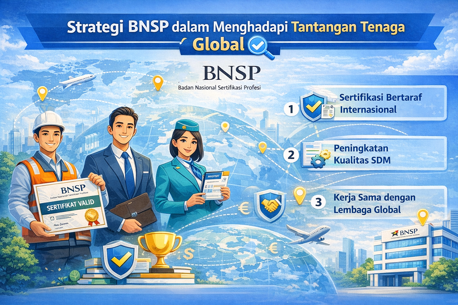 Strategi BNSP Dalam Menghadapi Tantangan Tenaga Kerja Global