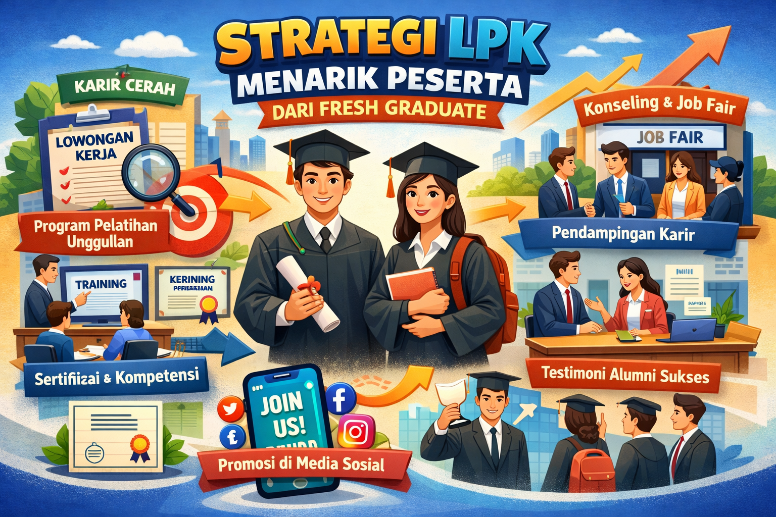 Strategi LPK Menarik Peserta dari Fresh Graduate