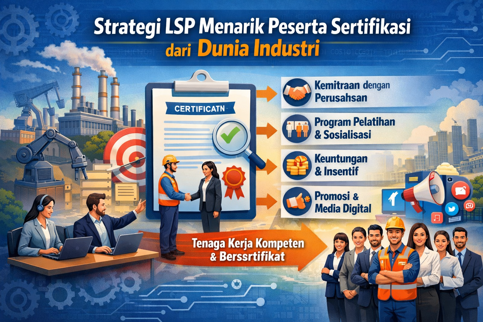 Strategi LSP Menarik Peserta Sertifikasi dari Dunia Industri