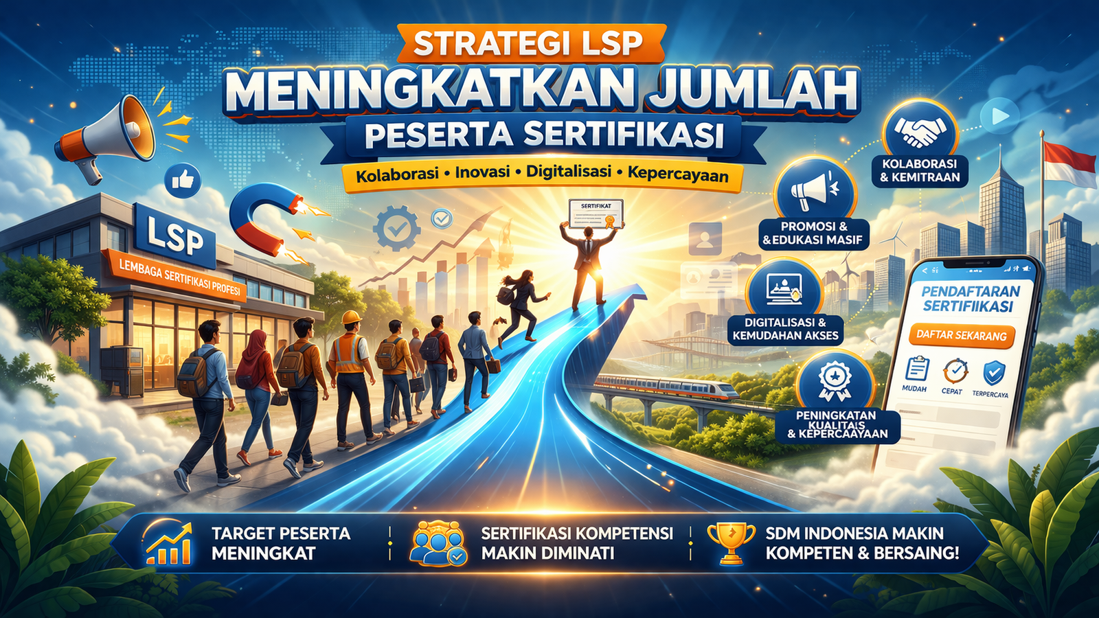 Strategi LSP Meningkatkan Jumlah Peserta Sertifikasi