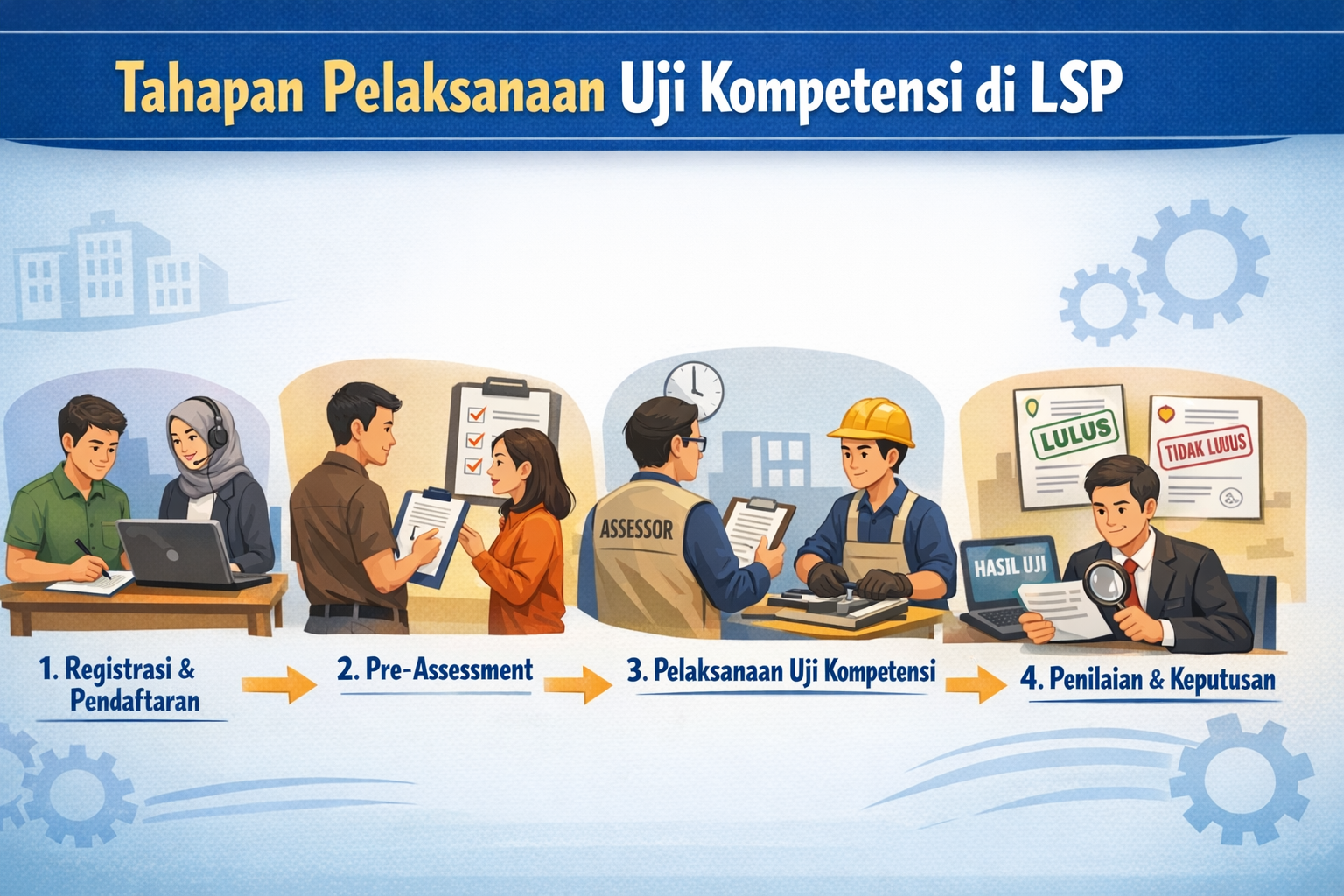 Tahapan Pelaksanaan Uji Kompetensi di LSP