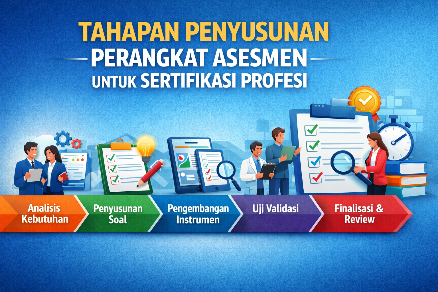Tahapan Penyusunan Perangkat Asesmen untuk Sertifikasi Profesi