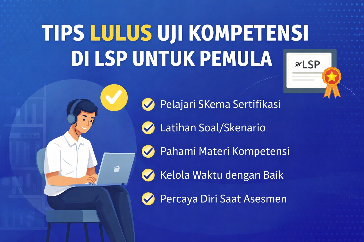 Tips Lulus Uji Kompetensi di LSP untuk Pemula