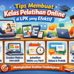 Tips Membuat Kelas Pelatihan Online di LPK yang Efektif - Konsultan Pendirian LSP dan LPK Tips Membuat Kelas Pelatihan Online di LPK yang Efektif