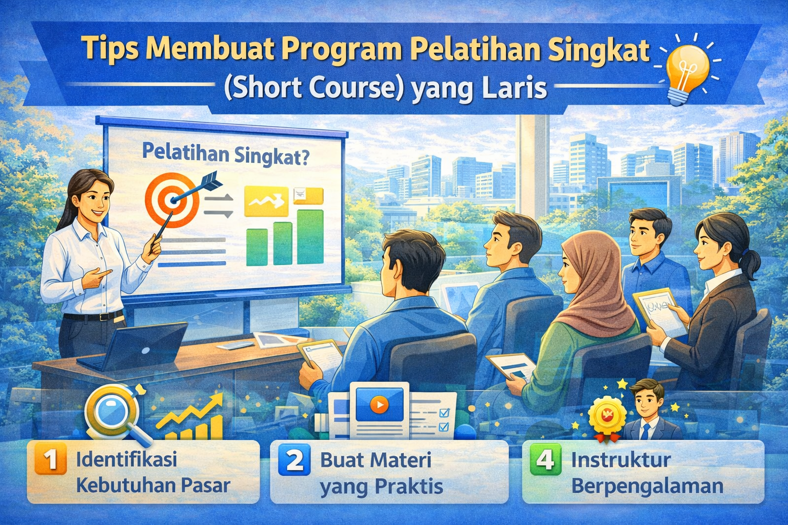 Tips Membuat Program Pelatihan Singkat Short Course yang Laris - Konsultan Pendirian LSP dan LPK Tips Membuat Program Pelatihan Singkat Short Course yang Laris