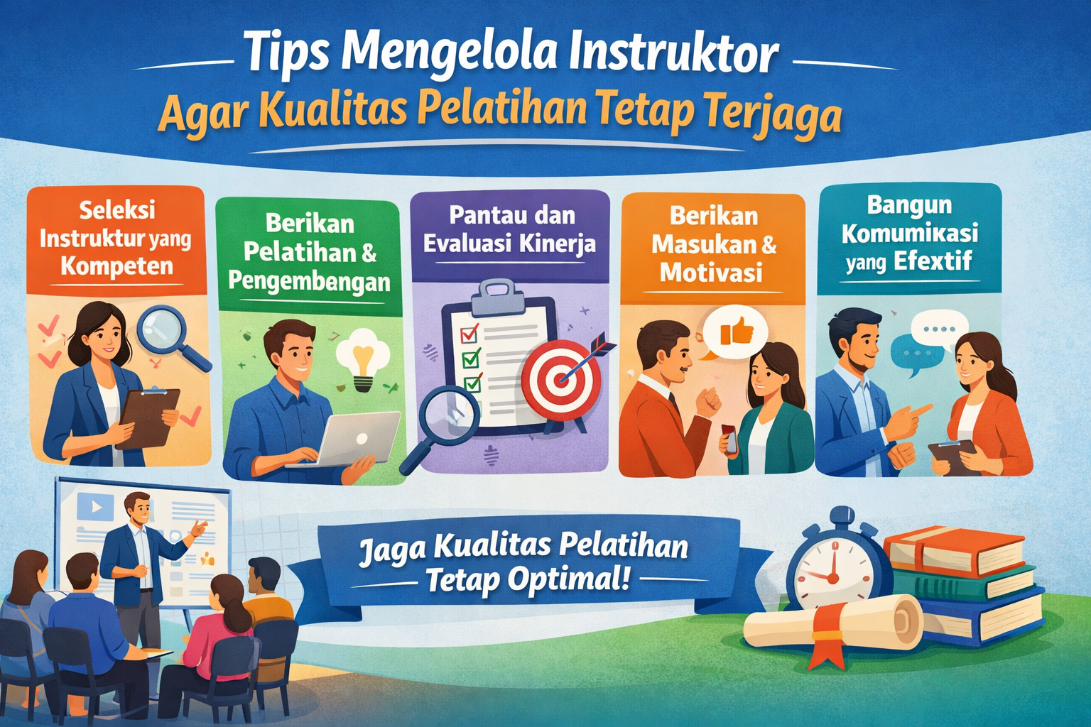 Tips Mengelola Instruktur Agar Kualitas Pelatihan Tetap Terjaga