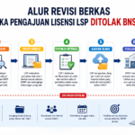 Alur Revisi Berkas Jika Pengajuan Lisensi LSP Ditolak BNSP