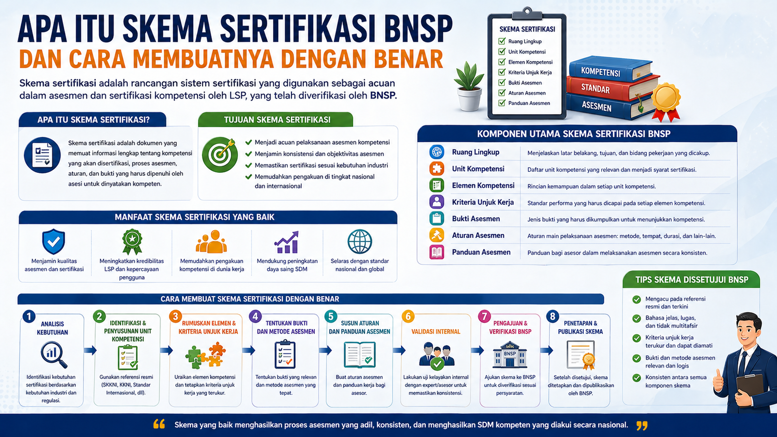 Apa Itu Skema Sertifikasi BNSP dan Cara Membuatnya dengan Benar
