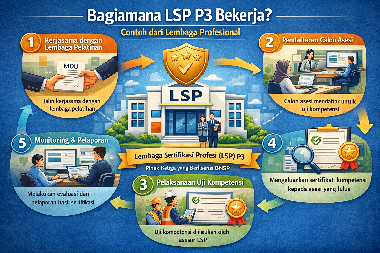 Bagaimana LSP P3 Bekerja? Contoh dari Lembaga Profesional