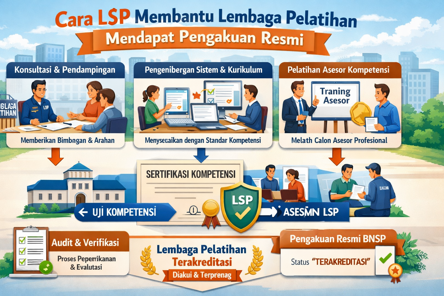 Cara LSP Membantu Lembaga Pelatihan Mendapat Pengakuan Resmi