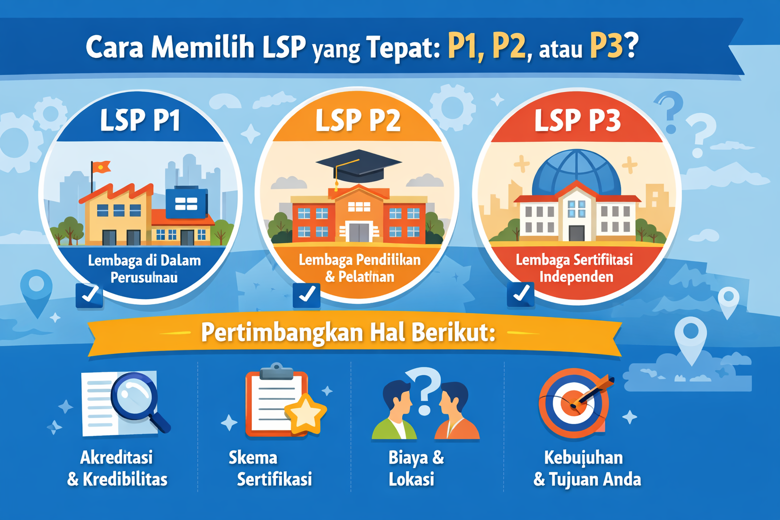 Cara Memilih LSP yang Tepat: P1, P2, atau P3?