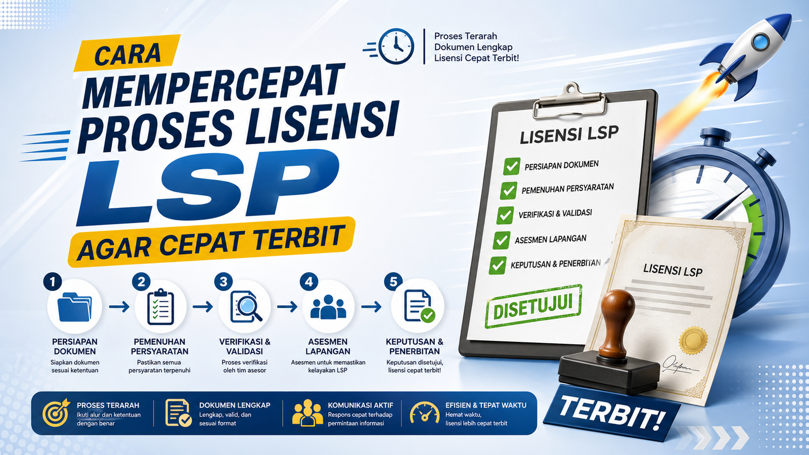 Cara Mempercepat Proses Lisensi LSP Agar Cepat Terbit