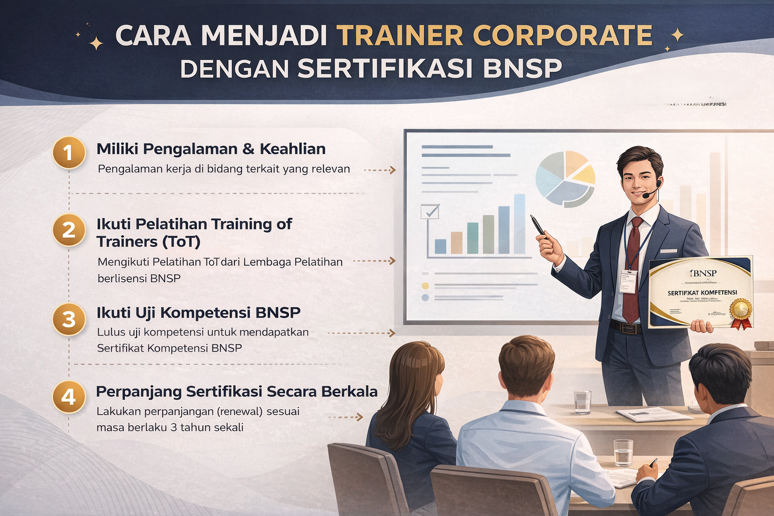 Cara Menjadi Trainer Corporate dengan Sertifikasi BNSP